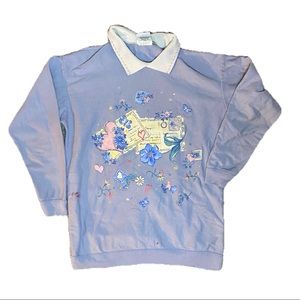 vintage pastel grandma style sweater cute